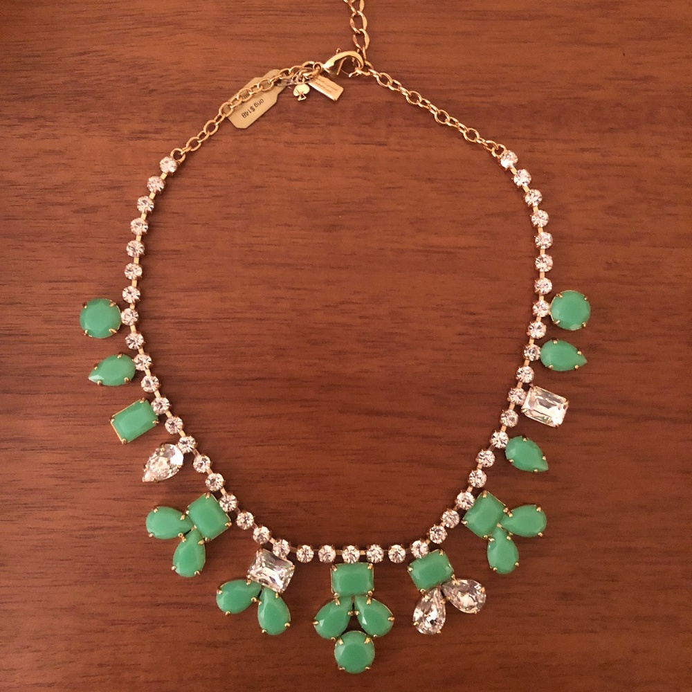 kate spade new york secret garden necklace, green